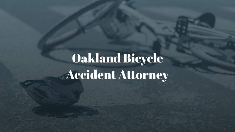 Oakland Bicycle Accident Attorney